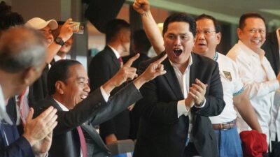 Ada Prabowo, Ekspresi Senang Jokowi lalu juga Erick saat Timnas Indonesia U-17 Vs Ekuador Bermain Imbang di tempat dalam GBT